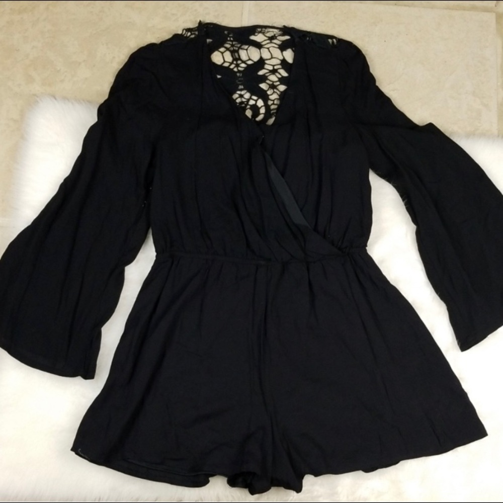 Sexy Lace Back Romper by Buttons